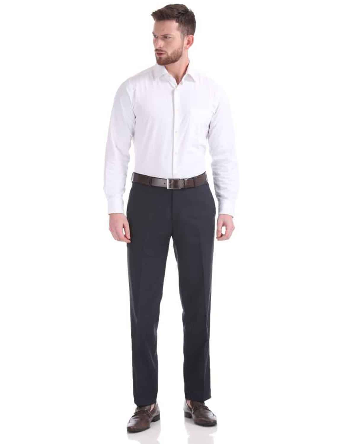 Buy Navy Trousers & Pants for Men by EXCALIBUR Online | Ajio.com
