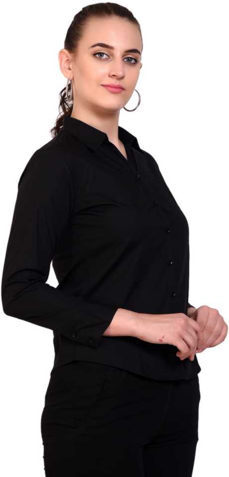 Black formal shirt for clearance ladies