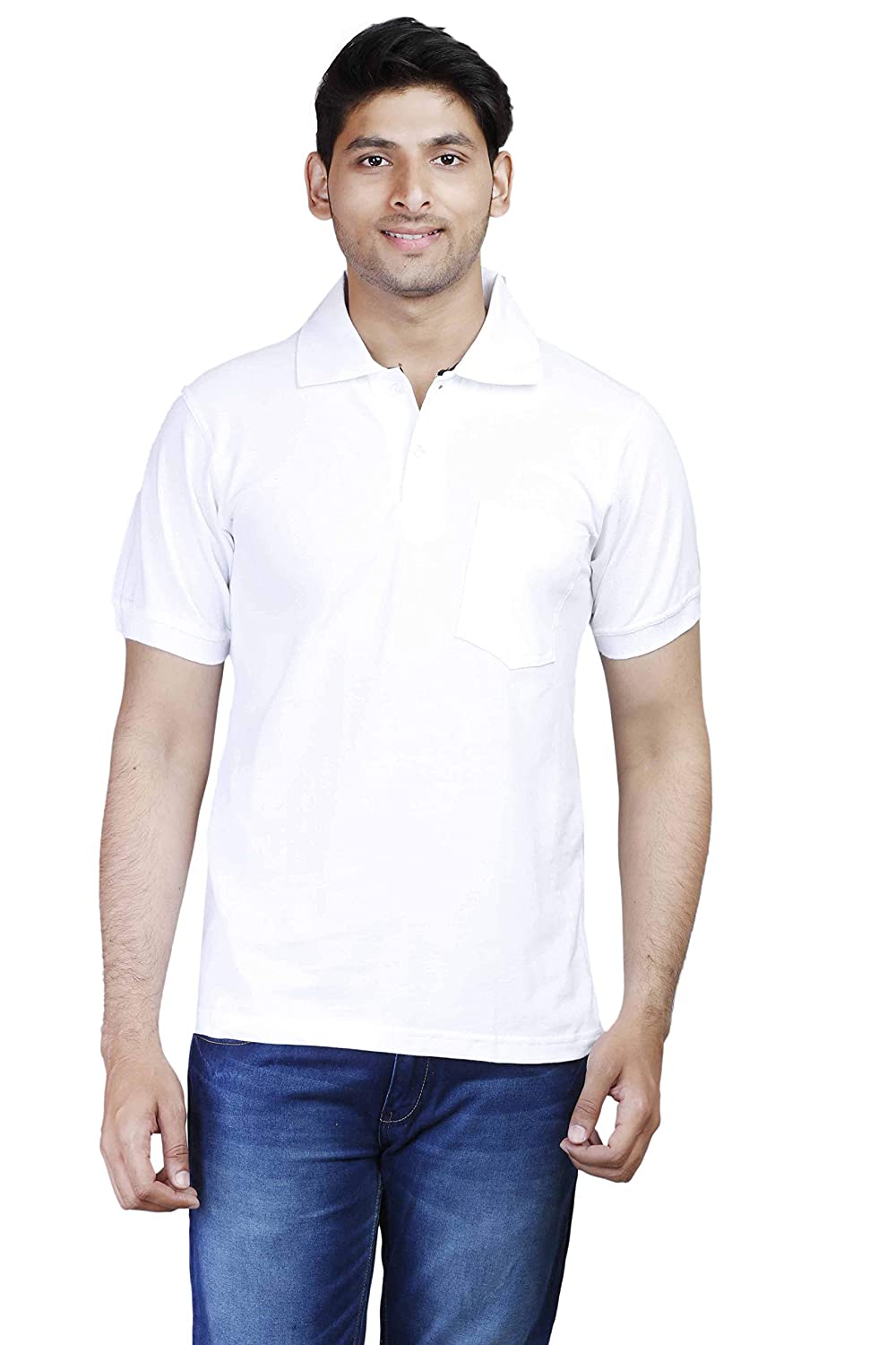 White collar t shirts for outlet mens