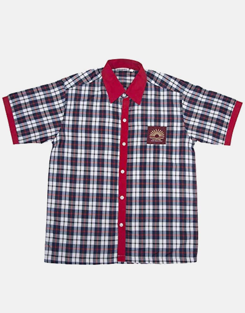 Buy Boy's K.V. School Uniform Shirt Full Sleeves (KENDRIYA VIDHYALAYA) (26)  Red at Amazon.in