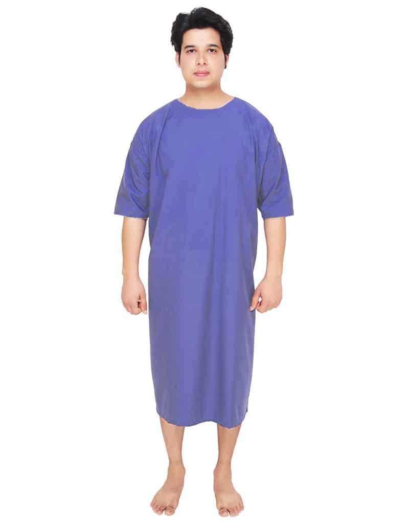 Buy Comfortable Blue Patient Gowns at Hirawats